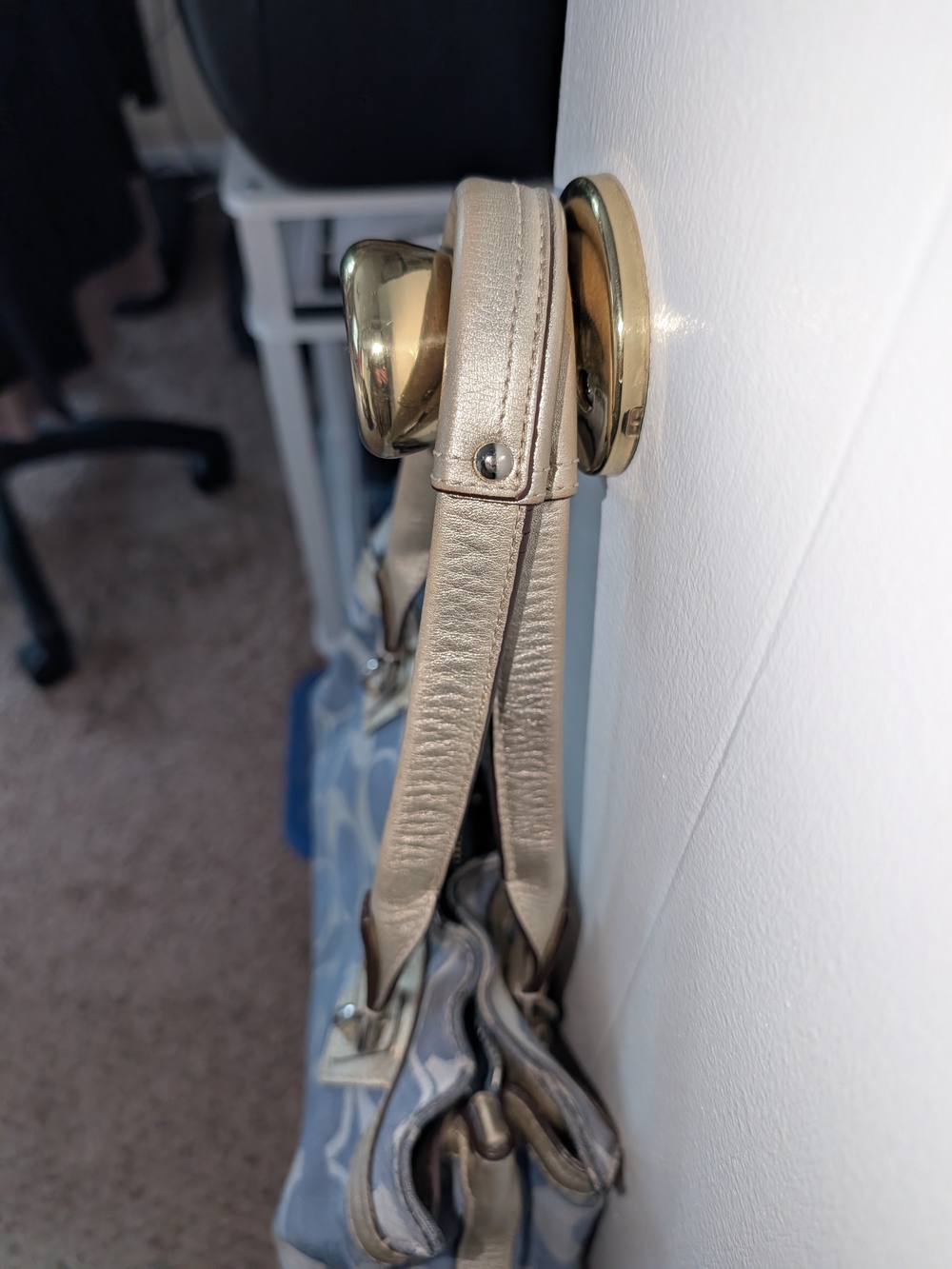 Coach Penelope Denim Satchel - Picture 3 of 9